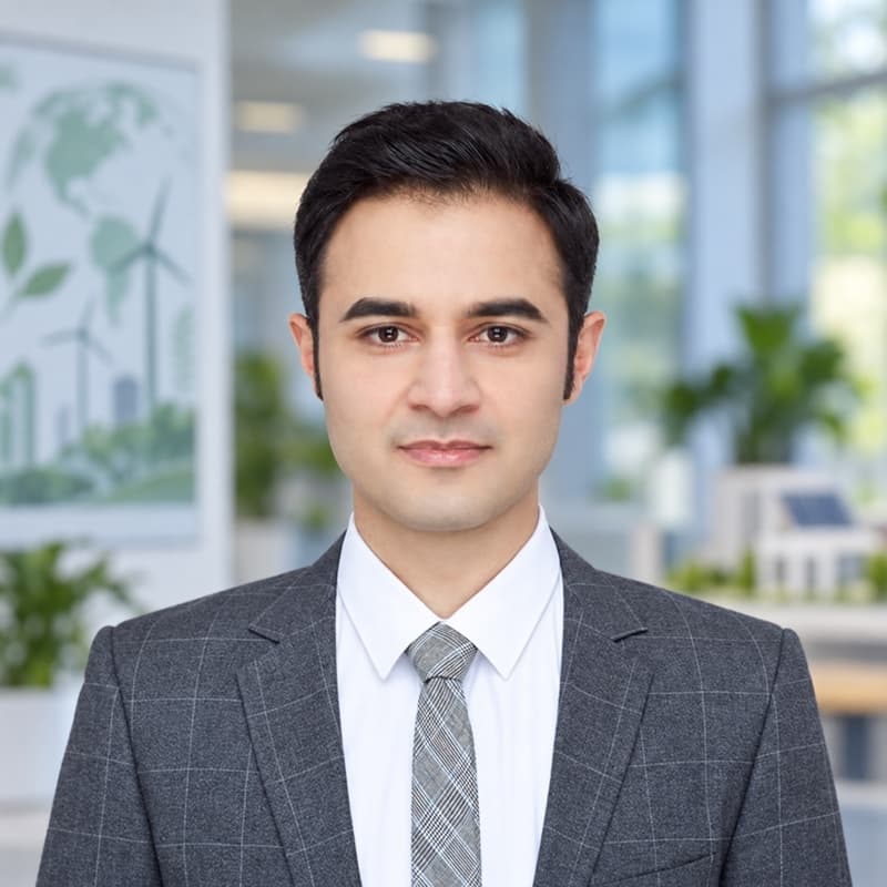 Portrait of Dr Benyamin Khoshnevisan, University of Southern Denmark